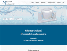 Tablet Screenshot of maquinascavalcanti.com.br